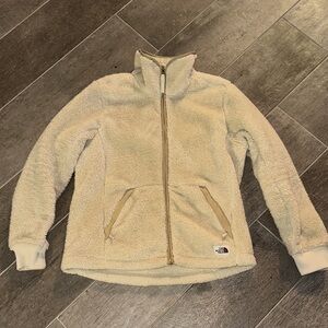 The North Face Beige Fleece Jacket